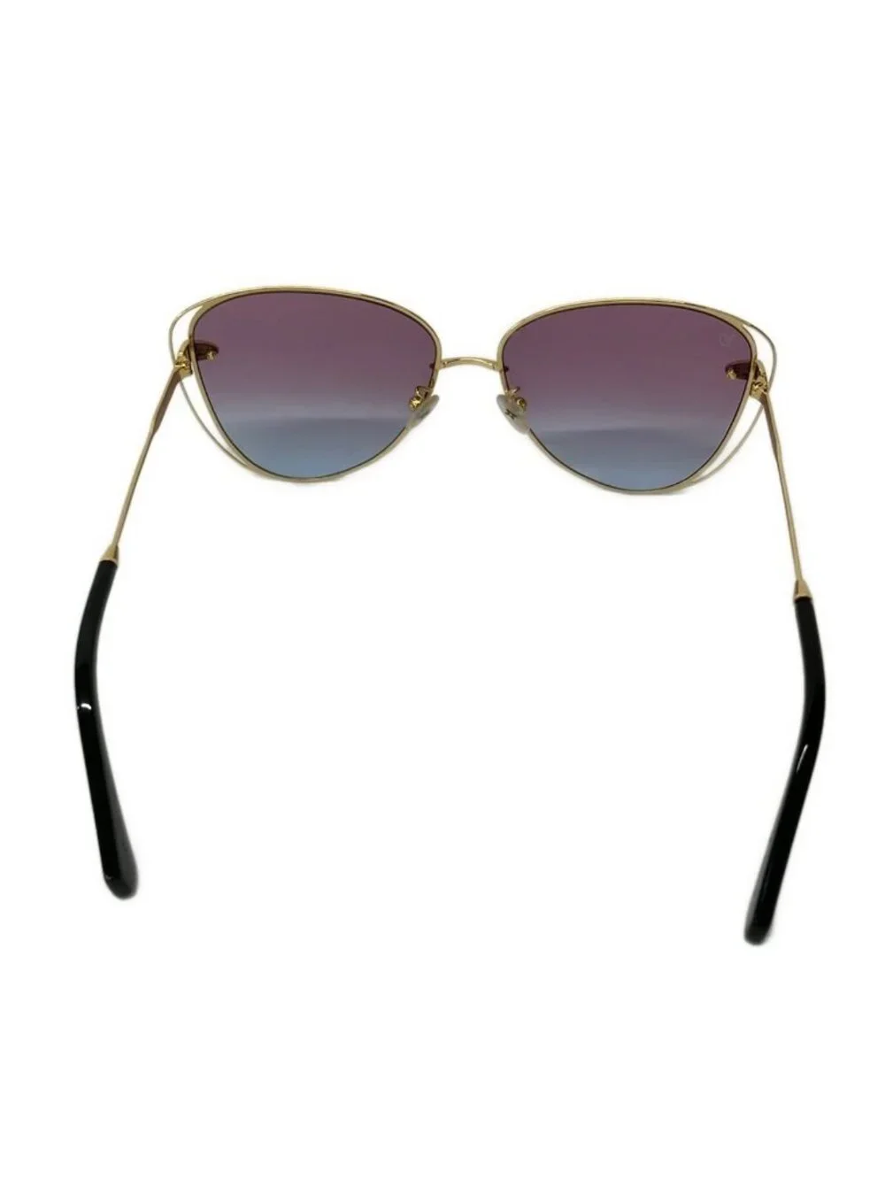Louis Vuitton Sunglasses a Nous Deux Purple Gold Black Eyewear